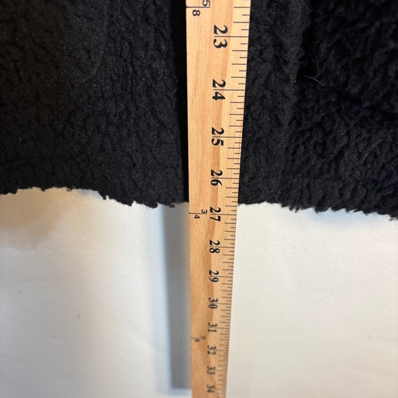 CoffeeShop New York Black Faux Shearling Teddy Coat Jacket XS - Picture 7 of 10